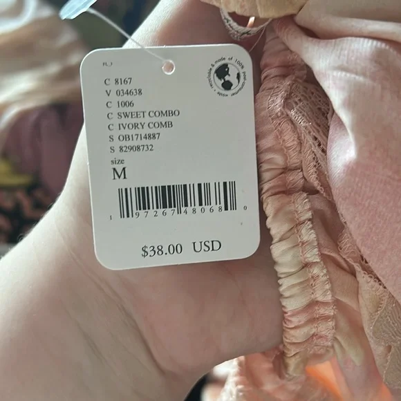 NWT Free People Moonbeam Pyjama Shorts - Picture 11 of 12